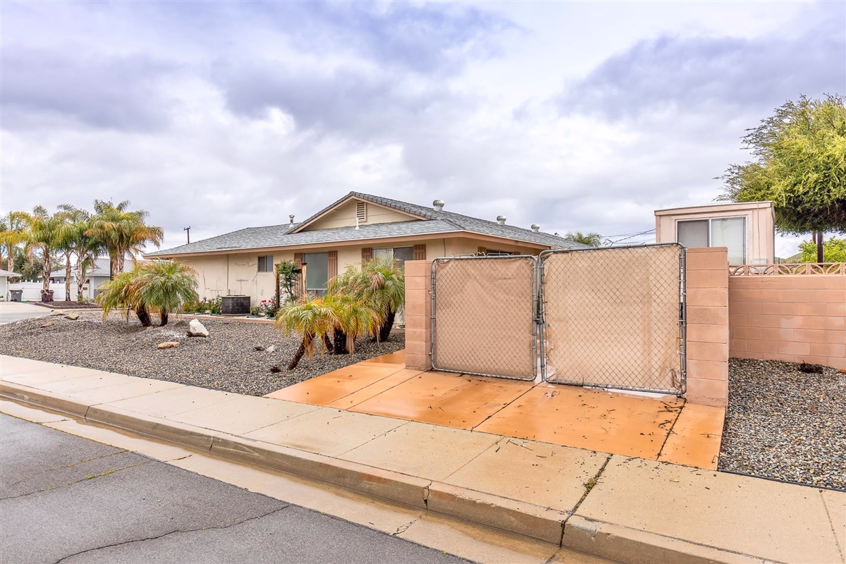 Corner Lot Single Story Home
